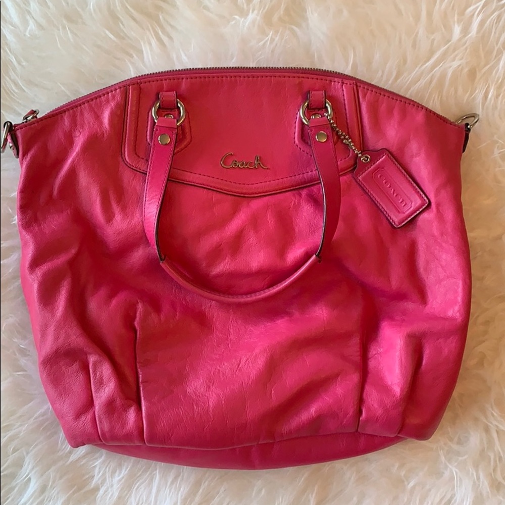 Hot Pink Coach Purse